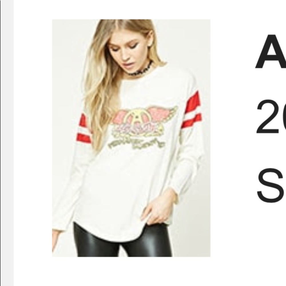 F21 Aerosmith Tour Band Tee